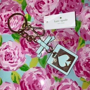 Tiffany Blue Kate Spade Key Fob/ Key Chain